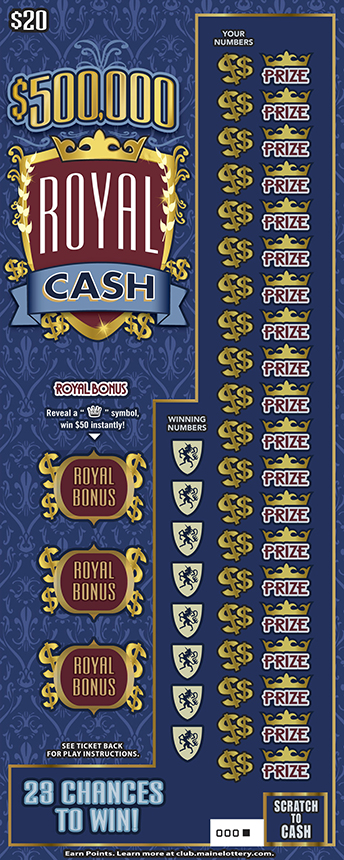 $500,000 ROYAL CASH ticket