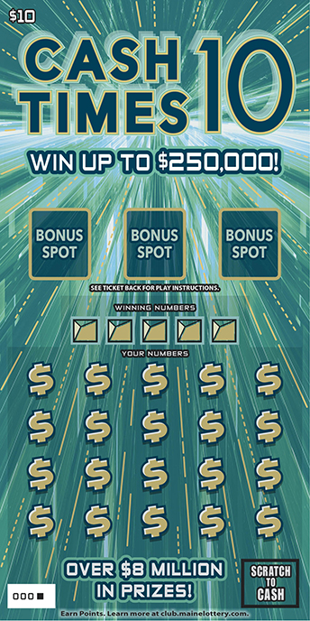 CASH TIMES 10 ticket