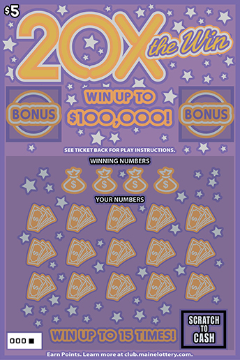 20X THE WIN ticket