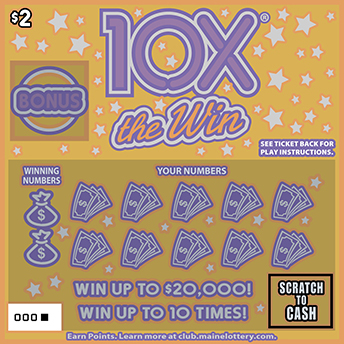 10X THE WIN ticket