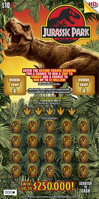 JURASSIC PARK ticket