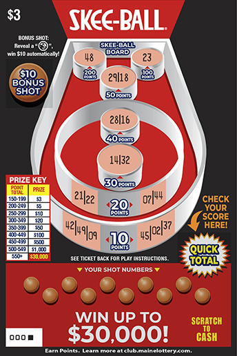 SKEE-BALL ticket