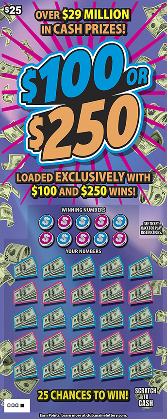$100 OR $250 ticket