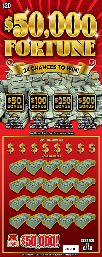 $50,000 FORTUNE ticket