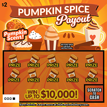 PUMPKIN SPICE PAYOUT ticket
